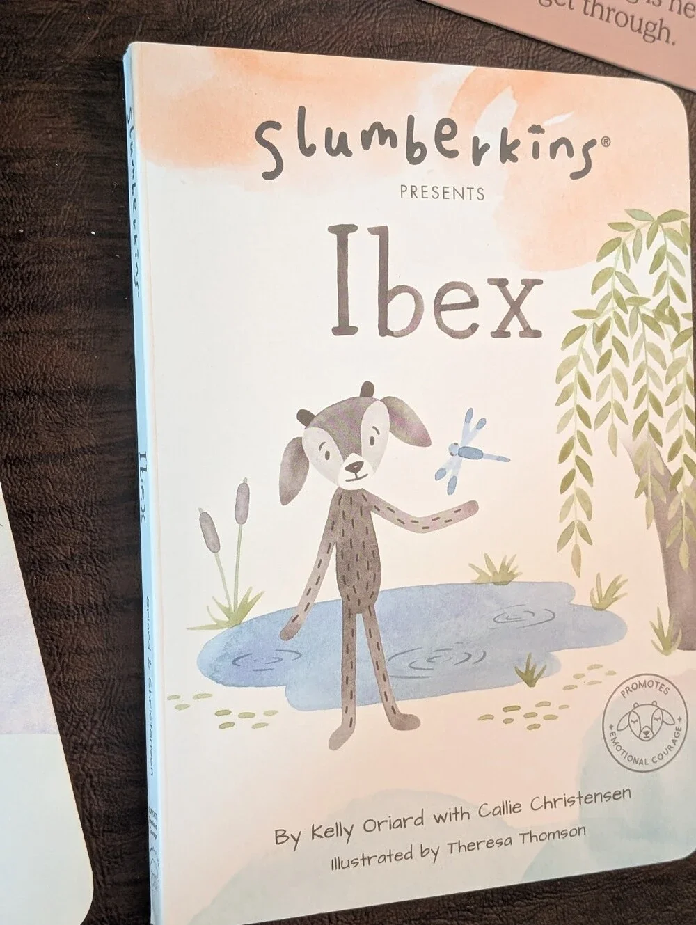 Slumberkins Emotional Intelligence Board Book Bundle Fox Dragon Ibex Creatures